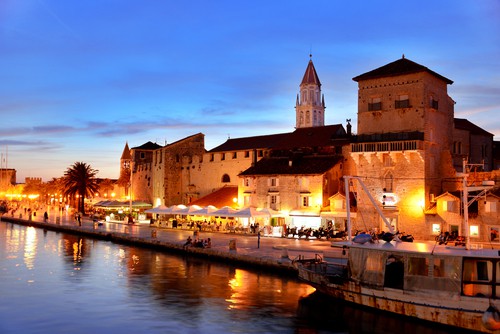 Old town of Trogir in Dalmatia