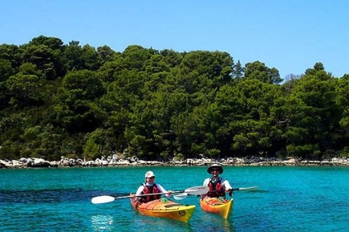 Kayaking in Mljet