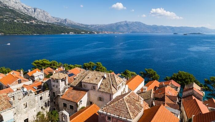 Korcula view from St. Mark's Cathedral