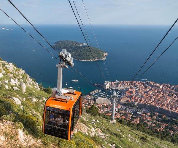 Cable car to Srd Mountain, Dubrovnik