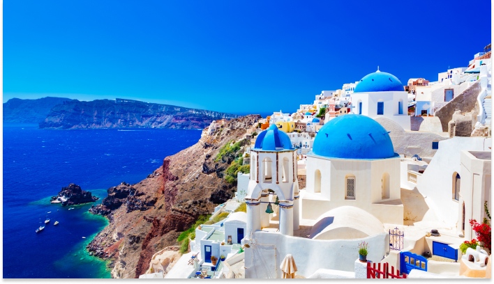 Panorama of Santorini