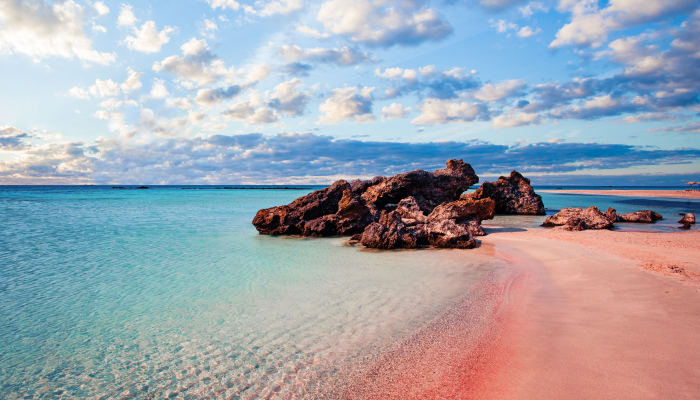 Elafonisi beach in Crete