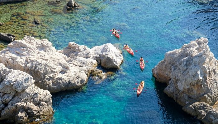 Kayaking in Croatia