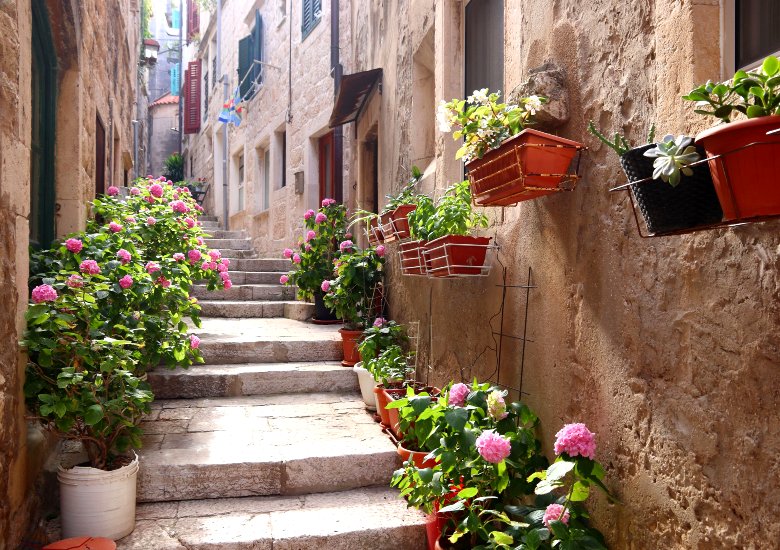 Korcula Old Town streets