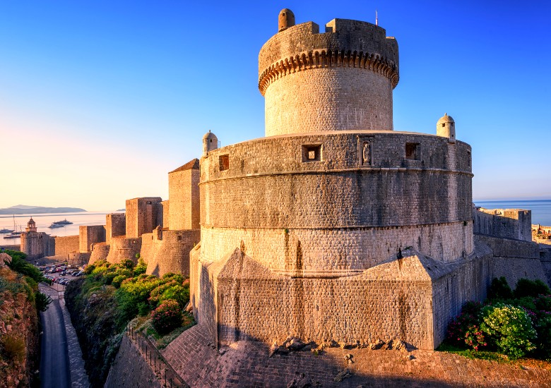 Minceta Tower with background of blue sky