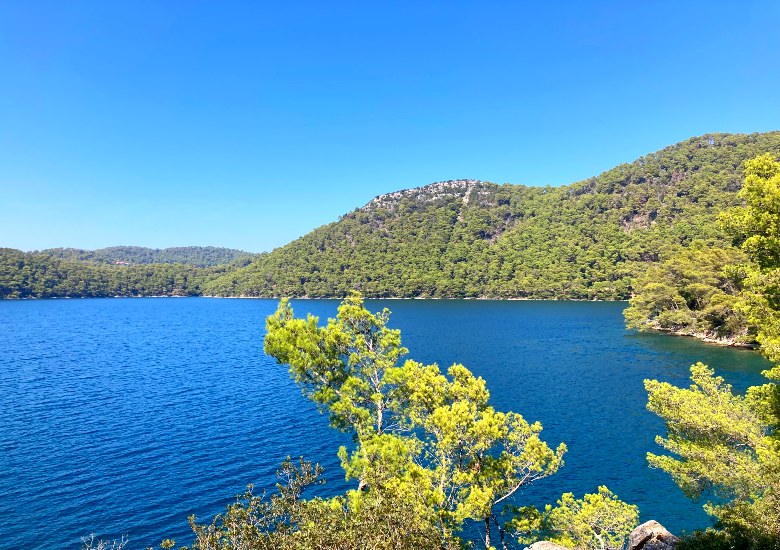 Mljet Island saltwater lake