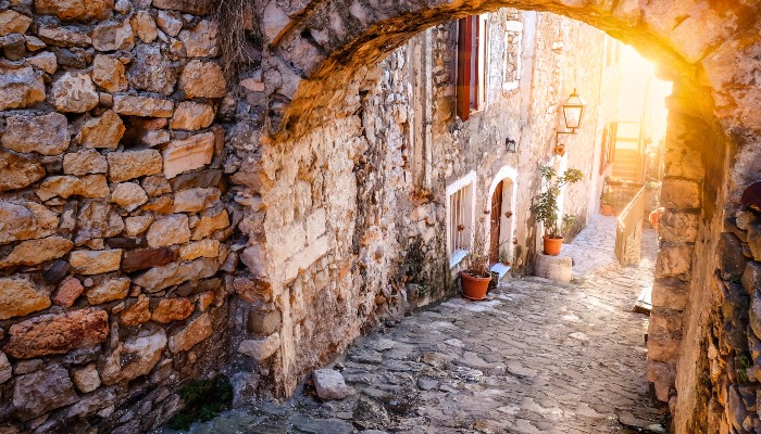 Old town of Ulcinj, Croatia