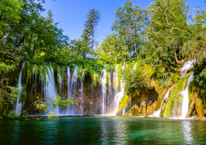 Plitvice Lakes waterfalls