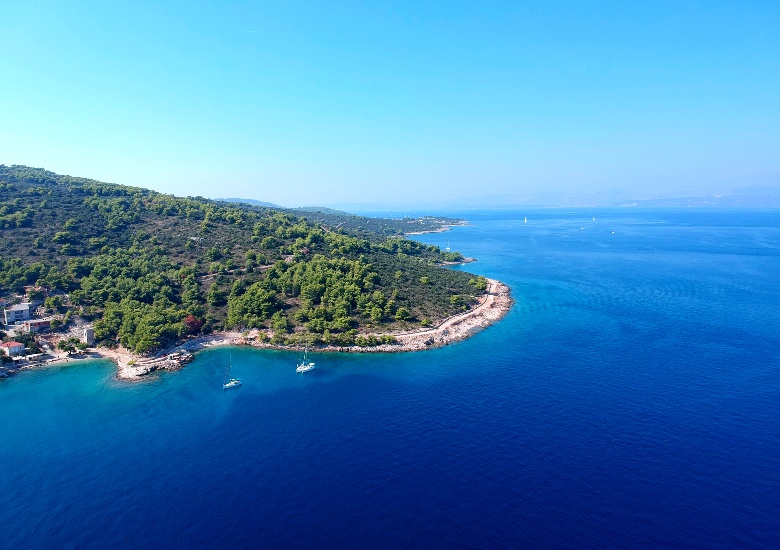 View of Solta island