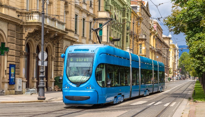 Tram in Zagreb