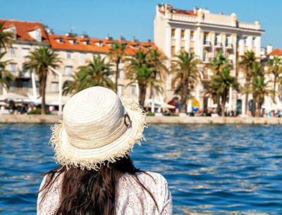 Lady in Split Croatia