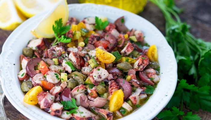 Octopus Salad, Croatia