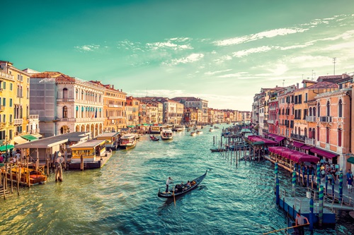 View of Venices Grand Canal